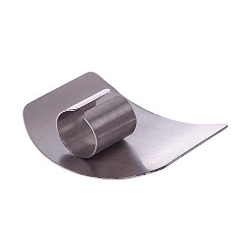 wefaner Stainless Steel Finger Guards for Cutting, Hand Protector Finger Protector Avoid Injury When Cutting Vegetables, Meat, Slicing and Dicing Safe Chopping Tools.