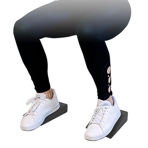 Colaxi 2X Squat Wedge Blocks Yoga Block Durability Non Slip Calf Stretching Equipment Squats for Balance Workout Pilates