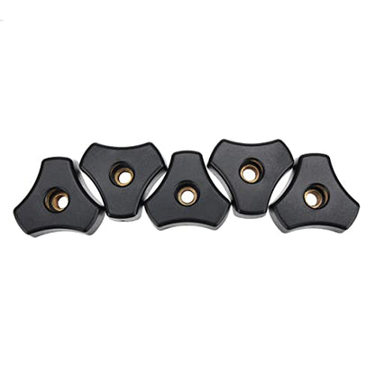 Toolcool M8 T Track Bolts Knob Kit 4 Inch T Slot Bolts with Washers T Track Accessories for Woodworking Jigs and Fixtures - 5 Pack
