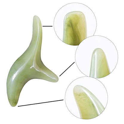 Broman Reflexology Tool - Trigger Point Massage Tool, Perfect for Full Body Massage, Ideal as Foot Massager and Hand Massager, Small Yet Mighty, Emerald-Color - color: Emeraldcolor