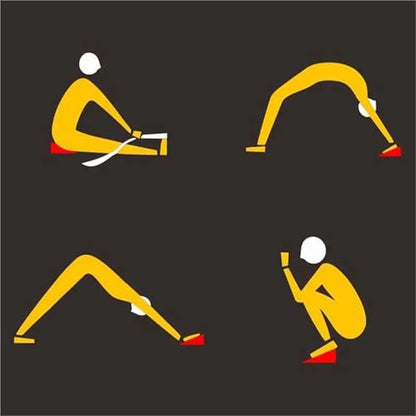 2pcs Squat Wedge Block Non Slip Professional Ramp For Weightlifting Deadlift Heel Elevated Calf Raises - color: Green M