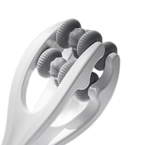 Finger Massager, Double Rollers Hand Massager, Hand Joint Roller for Stiffness Training Finger, Gray - color: Gray