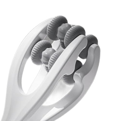 Finger Massager, Double Rollers Hand Massager, Hand Joint Roller for Stiffness Training Finger, Gray - color: Gray