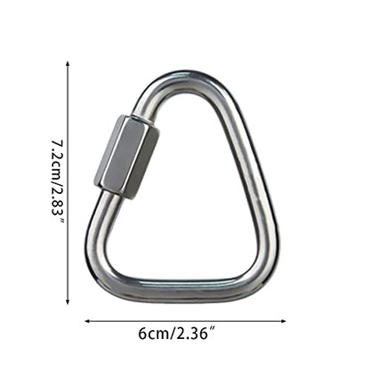 Triangular Rock Climbing Equipment for Mountaineering Rappelling Tree Strap High Hardness Equipment - color: Diameter 10mm