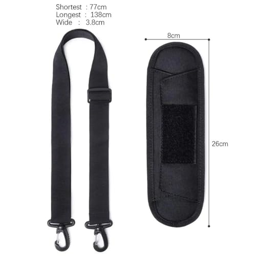 Adjustable Replacement Removable Padded Pad Universal Bag Strap Nylon Shoulder Strap