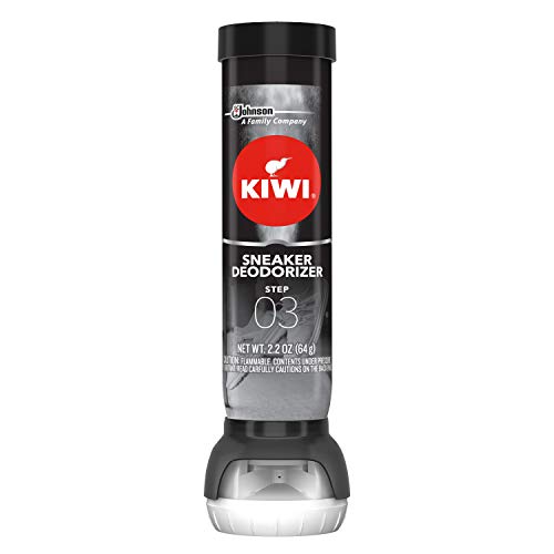 Kiwi Sneaker Deodorizer Shoe Freshener, Black, Accessories Years US, 2.2 Ounce (Pack of 1)