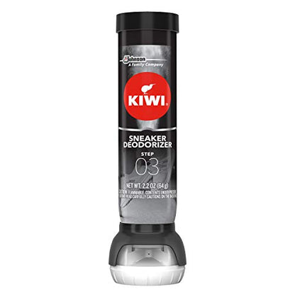Kiwi Sneaker Deodorizer Shoe Freshener, Black, Accessories Years US, 2.2 Ounce (Pack of 1)