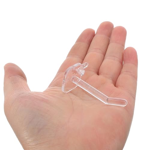 50pcs Plastic Pegboard Hooks 5cm for Tool Hanging Board, Wall Pegs for Garage and Showroom Organization, Peg Board Hooks for Retail Display and Workshop Storage