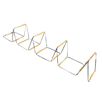 Agility Ladder Speed Training Equipment 12 Rung Professional Grade Durable Football Soccer Basketball Training Ladder with Carry Bag for Athletes Adults Orange 15.7x15.7 in