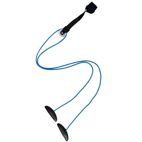 Shoulder Pulley Over The Door Physical Therapy System | Over-the-door exercise pulley designed for shoulder physical therapy exercises. - color: Large Foam Door Anchor-Blue