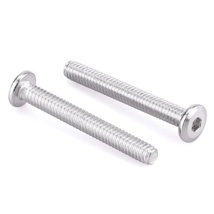 1/4-20 x 2 Hex Socket Head Cap Screws, 304 Stainless Steel 18-8, Chamfered Countersunk Machine Screws for Furniture, Binding, Machinery, Automotive, DIY Projects, 25 PCS - size: 1/4-20 x 2"
