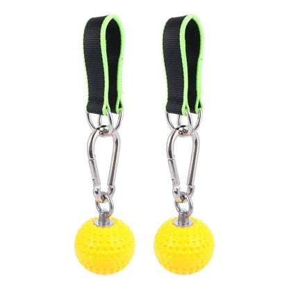 MAGICLULU Climbing Training Grip Ball with Hanging Rings Hand Grip Strength Exerciser for Wrist and Finger Workout Fitness Pull-up Aid Random Color