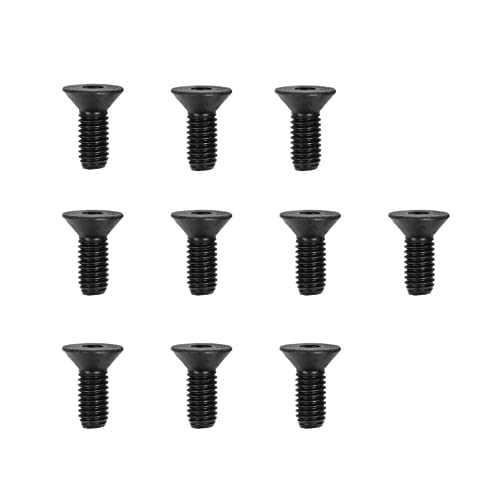Atomik Climbing Holds Set of 10 Flat Head 1 Inch Indoor Bolts - size: 10 Pack 1 in. Flat Head Indoor
