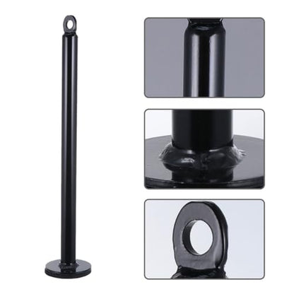 Gym Weight Loading Pin Barbell Plate Holder 20mm Diameter X 220mm Length Fitness Pulley Machine Accessory for Home and Commercial Workout Equipment