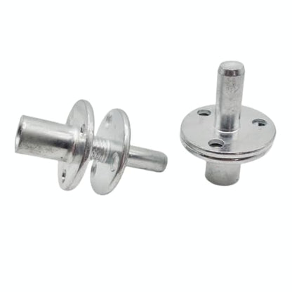2 Sets M12 Metal Bedpost Connectors Screw-in T-nut Bedpost Connectors for Furniture Hardware Fittings, Sofa Bedpost Locking Connection Tee Nuts.