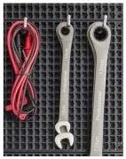 Metal Hanging Hooks 4.33 inch / 110 mm 10 Pcs - Accessory for Organizer Genie Pegboards to Organize Tools - style: Metal Hooks 4.33 inch / 110 mm - 10 pieces per pouch