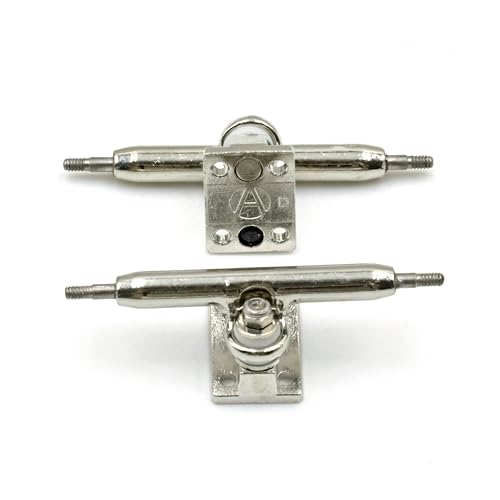 A1 Pro Fingerboard Trucks 36mm 34mm 32mm with New Base and Pivot Cup (34mm Chrome) - color: 34mm Chrome