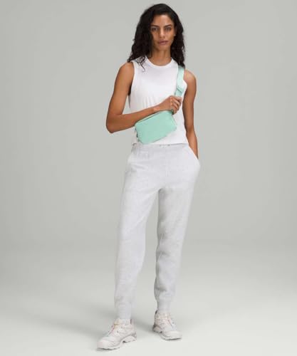 YOSHUYUKI Fanny Pack Crossbody Bag Trendy Waterproof Small Cross Body Purse for Women Men Fashion Waist Packs Mini Belt Pouch Chest Bum Hip Bag Lulu Dupes for Travel Vacation Running Matcha Cream - color: Matcha Cream