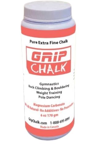 Grip Gym Powder Chalk. Gymnastics, Rock Climbing, Power Lifting, Pole Dancing, No Slip, No Moisture Chalk