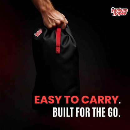 Yankum Ballistic Nylon Bag – Medium, Heavy Duty Tool Bag, Waterproof Travel Storage Bag, Perfect for Traveling, Outdoor Adventures & Emergency Gear Essentials (Black)