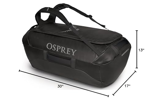 Osprey Transporter Travel Duffel Bag - color: Black, size: 95L