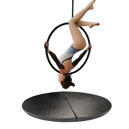 Thick Crash Mat for Pole Dancing & Aerial Hoop, Safety Round Pole Dance Foam Mat, Suitable for Beginners Fitness Gymnastics Striptease Safety Mat - size: 200*5cm/78.7*2in
