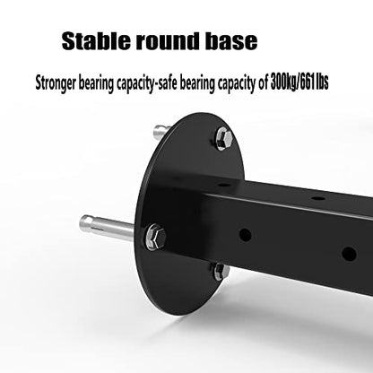 Pull-Up Bars Wall-Mounted Chin Up Bar, Ceiling Horizontal Bar, Home Gym Training Equipment, Multiple Splicing Suspension Bars, Safe Load 300kg，98CM - size: 98CM