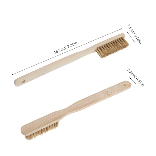 SHINEOFI Rock Climbing Chalk Brush Rock Cleaner with Ergonomic Wood Handle and Hard Boar Bristles, Rapid Drying for Bouldering and Mountaineering Gear in Humid Environments