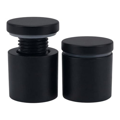 Lantee 20pcs Black Sign Standoff Screws, Stainless Steel Wall Mount Standoff Holders, Heavy Duty for 1/2" Thick Acrylic/Glass 1" x 1"(25x25mm) - color: Black, size: 1" x 1" / 25 x 25mm