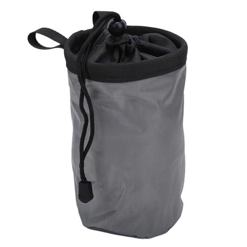 Keenso Climbing Chalk Bag, Oxford Fabric Chalk Pouch with Fleece Lining, Large Capacity, Adjustable Waist Belt, Zippered Pocket for Rock Climbing Weightlifting Gymnastics