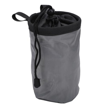 Keenso Climbing Chalk Bag, Oxford Fabric Chalk Pouch with Fleece Lining, Large Capacity, Adjustable Waist Belt, Zippered Pocket for Rock Climbing Weightlifting Gymnastics