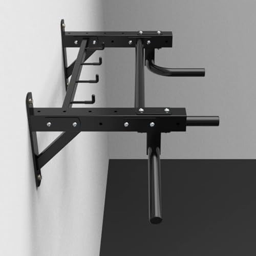 Multi-Position Wall-Punched Pull-Up Bar, Multi-Function Storage Hook Indoor Exercise Fitness Equipment, Strength Training Bar with Adjustable Handles, Load-Bearing 300 Kg