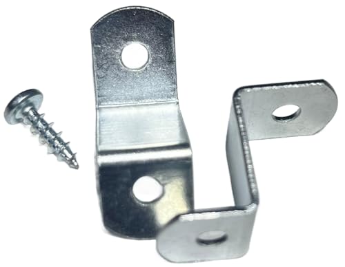 Canvas Clips for Picture Framing Screws Included 15 per Pack ( Choose Your Offset Size ) by E.H.C. (3/4" Offset) - size: 3/4" offset