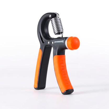 Spalding - Adjustable Hand Grip Strengthener, 22-88 lbs Resistance Hand Gripper for Forearm Wrist Finger Training, Anti Slip Ergonomic Handle Grip Trainer for Home Gym Fitness