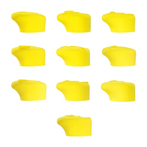 Atomik Rock Climbing Holds Set of 10 Medium Bolt-On Emoji Jugs in Yellow