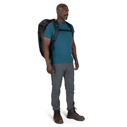 Osprey Transporter Lightweight Travel Duffel Bag - Extra Large Water Resistant Durable Gear Bag for Men and Women - color: Euphoria Purple/Purple Ink, style: 65l