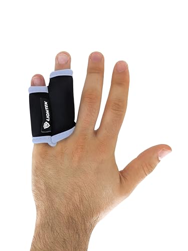 BJJ Outer Double Finger Sleeve Tape Replacement (Pinky-ring/Pointer-middle finger) (X-Small) - size: X-Small