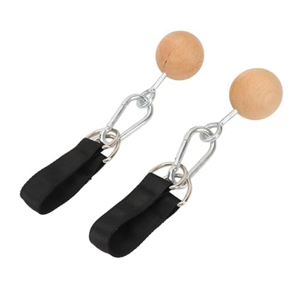 Tbest Pull Up Ball Grip, 1 Pair Anti Slip Rock Climbing Versatile Climbing Ball Hold Grip Strength Training Attachment with Strap for Strength Training Fitness