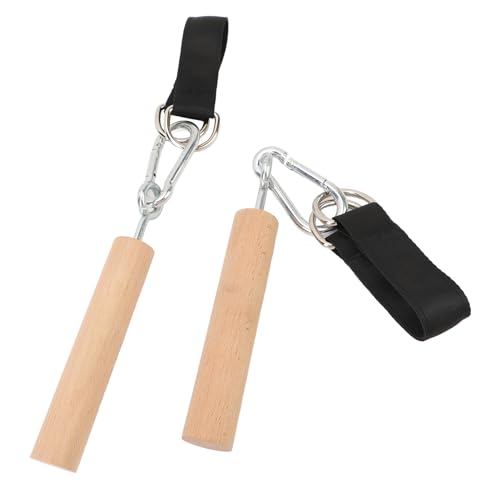 Tbest Pull Up Attachments, 1 Pair Multifunction Portable Rock Climbing Holds Training Set Pull Up Handles Grip Exercise Handle for Indoor Outdoor