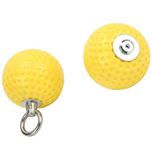 1 Pair Set Climbing Pull Up Power Ball Hold Grips, Non Slip Rock Climbing Holds Pull Up Power BallDurable and Non Slip Hand Grips Strength Trainer Exerciser - size: 72mm model