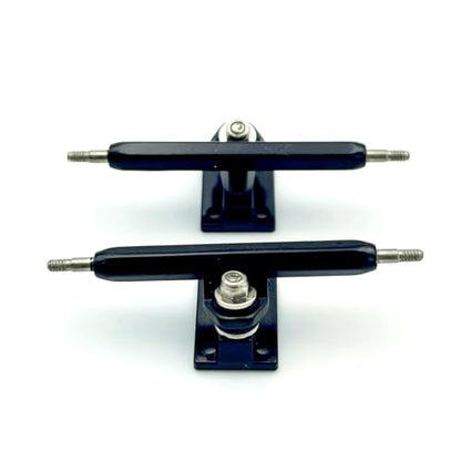 36mm Fingerboard Trucks with Hanger and Base for Finger Skateboard(Black) - color: Black