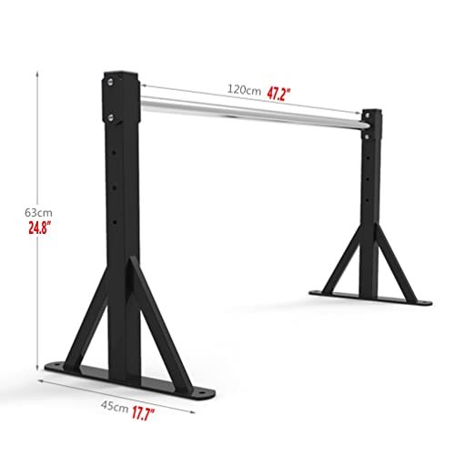 Fitness Equipment Pull-Up Bars Steel Chin Up Bar for Home Gym, Wall and Ceiling Mounted Fitness Bar, Height Adjustable, Load 300kg