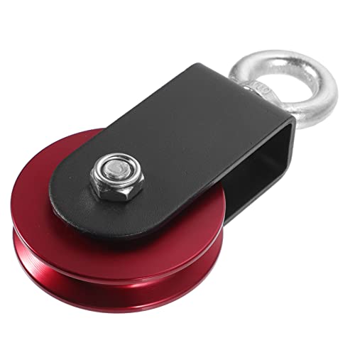 Hemoton Gym Pulley System Aluminum Alloy Cable Pulley Wheel Cable Attachment for Weight Lifting Fitness Equipment