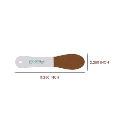Empyrean Foot Callus Remover File, Dual Grit 80/100, Made in USA, Washable Reusable Foot Scraper for Hard Skin and Cracked Heels