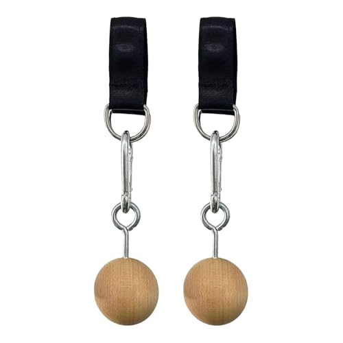 Pull Up Bar Accessories Grip Non Cracking Portable Multipurpose | Rock Climbing Grip Pull Up Handles for Finger Forearm Back Strength Training Home Gym Bodyweight Workout Exercise Equipment - color: Ball + belt + hook (including storage bag)