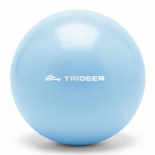 Trideer 9-Inch Pilates Ball, Small Exercise Ball Pilates Equipments for Yoga, Physical Therapy, Pregnancy, Postpartum, Core Training, Balance, Stability and Stretching - color: Sky Blue