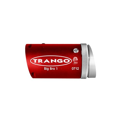 TRANGO Big Bro 2.0 Expandable Tube Chock Cam | Rock Climbing Passive Anchor Protection - color: 1 - 154g - Red