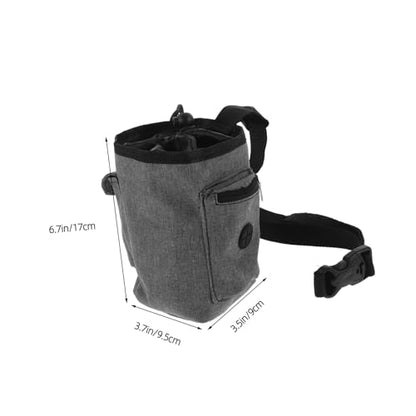 Climbing Chalk Bag Oxford Cloth Chalk Bag for Bouldering Waist Strap and Zipper Pocket