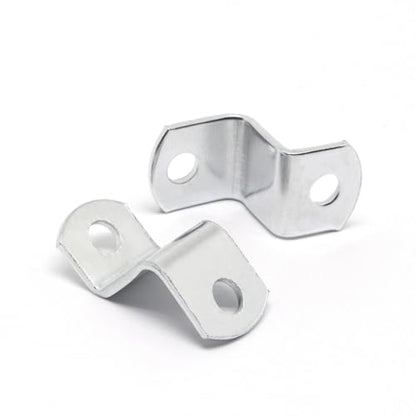 Offset Clips for Picture Framing, Z-Shape Canvas Mounting Clips with Mounting Hole, with Screws (20pcs, 14mm) - size: 14 mm
