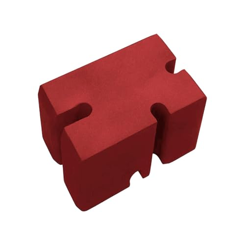 Colaxi Bench Press Block Bench Foam Block Upper Body Tricep Forearm Fitness Block Multiple Angles Non Slip Workout Support Gym Board - color: Red